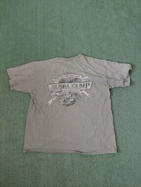 Bubba Gump Shrimp Company San Francisco Forest Gump Movie Green T Shirt Sz XL